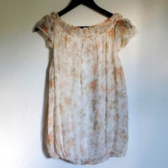 Tendenze Pure Silk Watercolor Floral Top - Picture 6 of 6